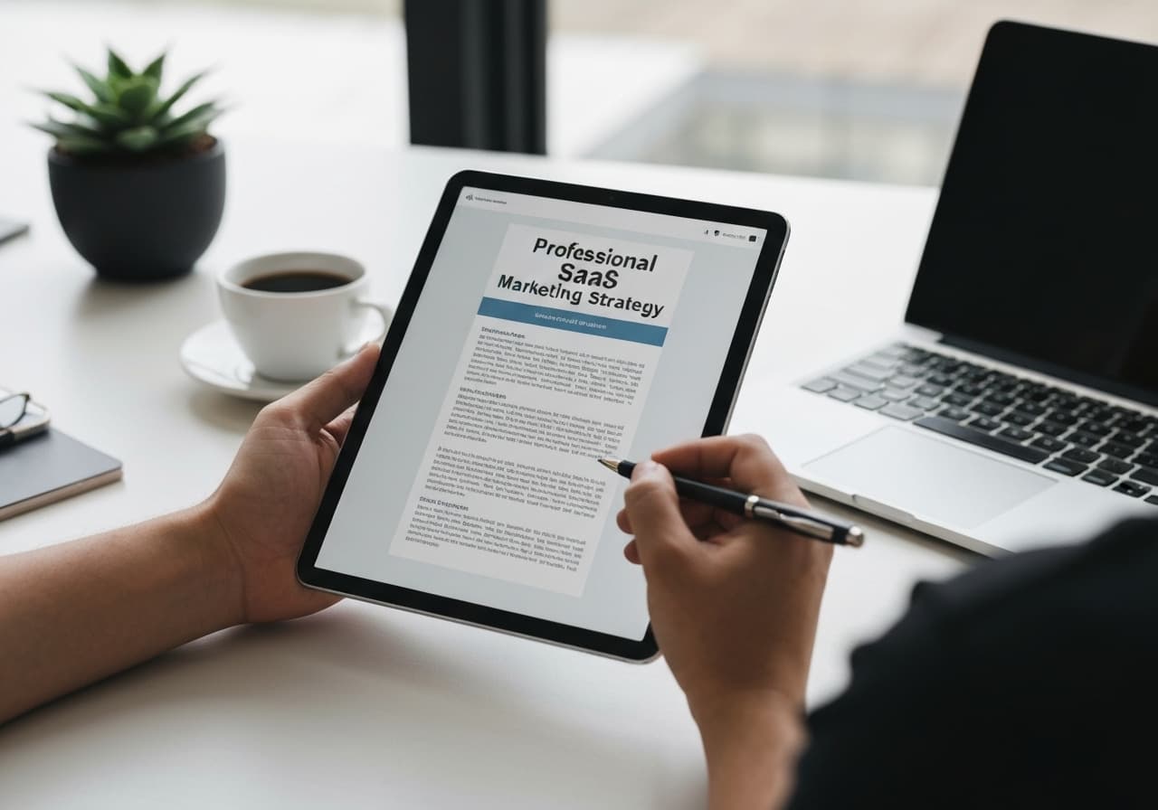 SaaS Marketing Strategy PDF Guide Complet en 3 Piliers